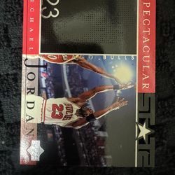1998 Upper Deck Chicago Bulls Micheal Jordan Spectacular stars