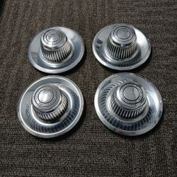 Orig Metal Chevy Ralley Caps