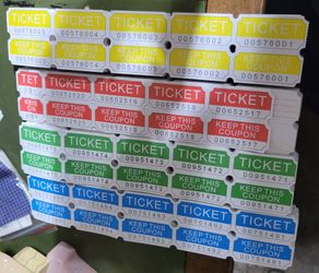 Double Raffle Tickets