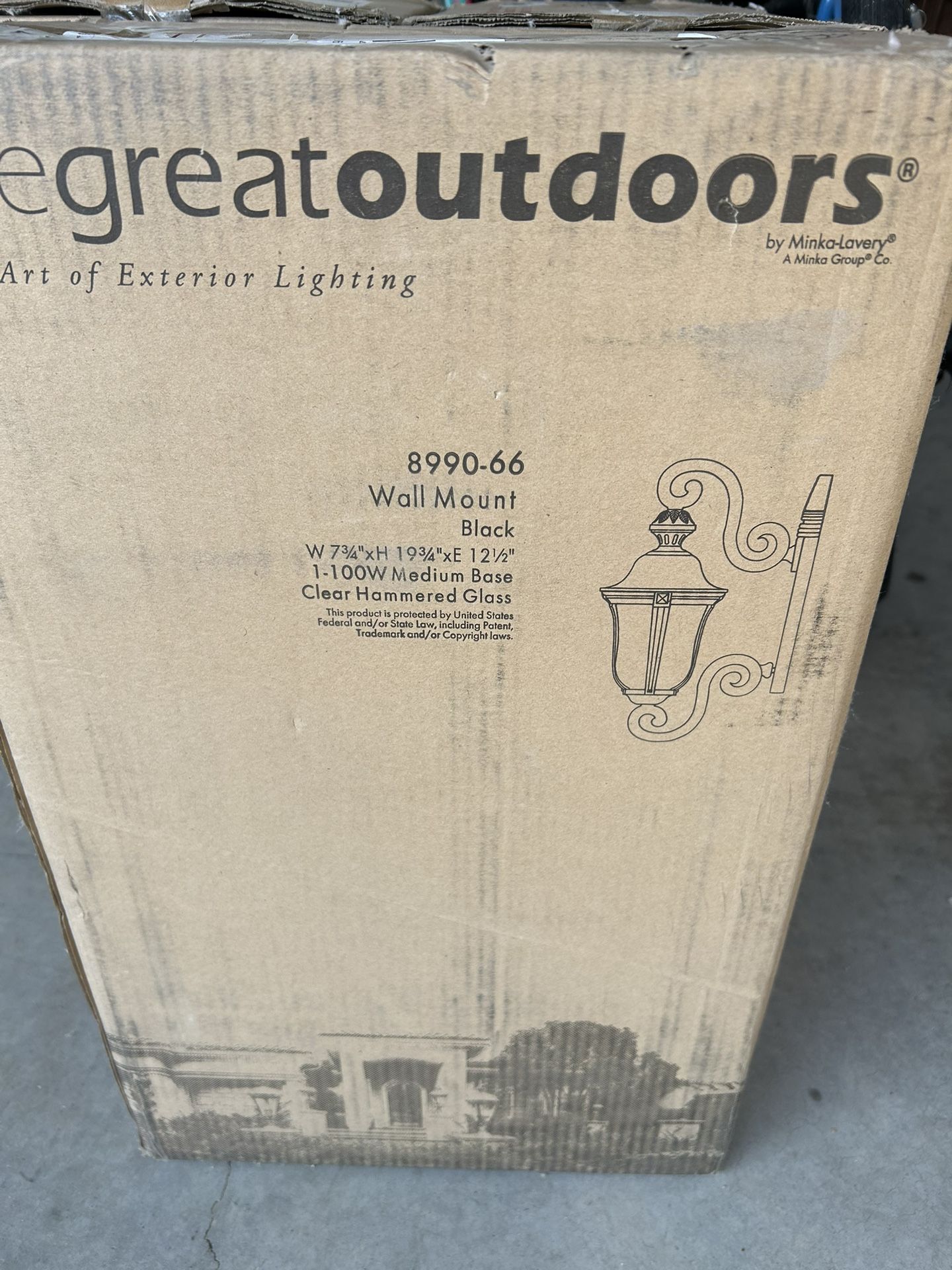 Outdoor wall Mount Tuscan Lights