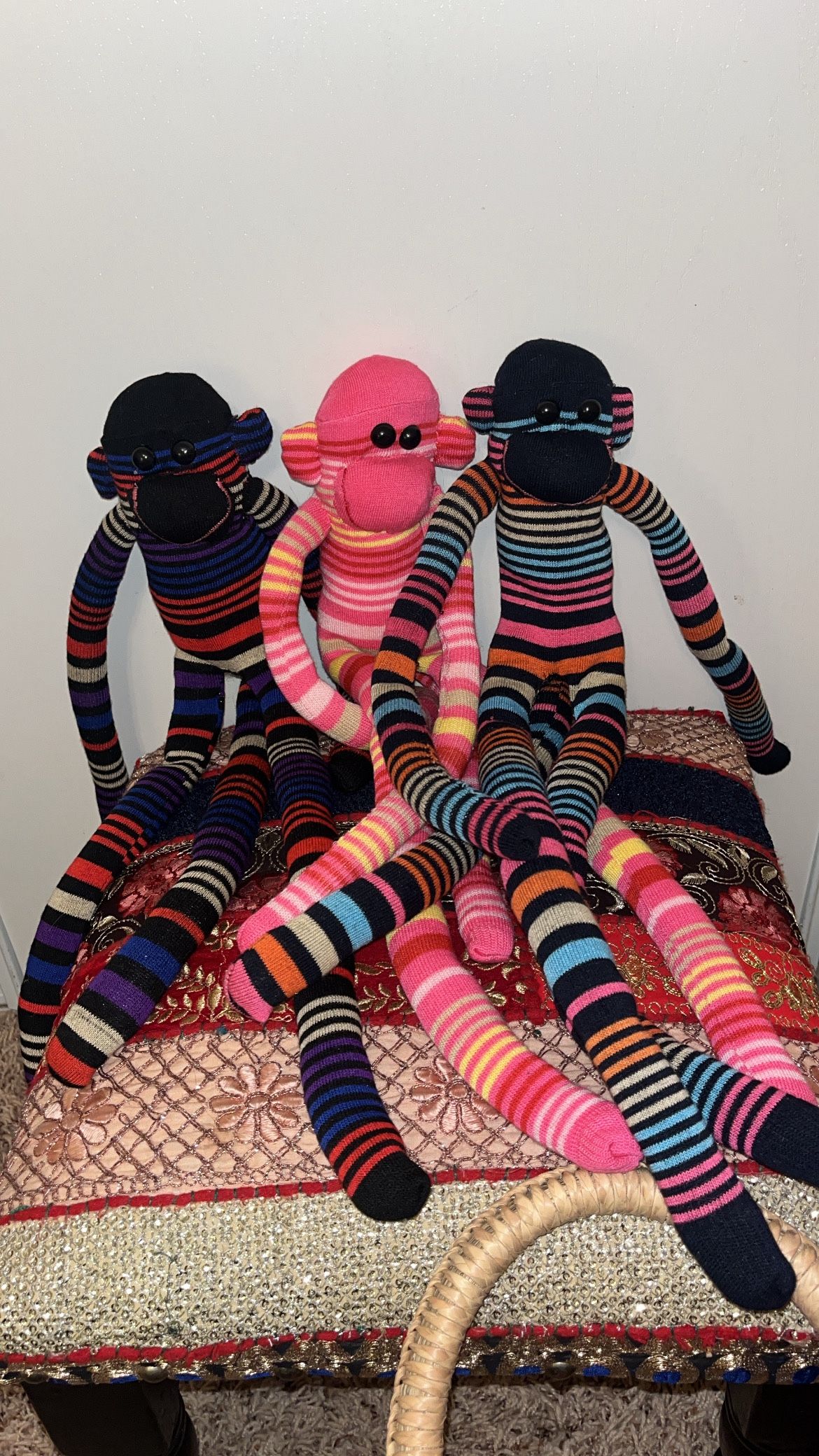 sock monkey stuffed animal