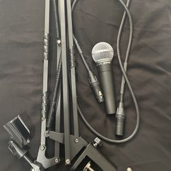 Microphone with Desk Stand