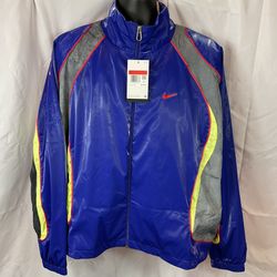 Nike Project FROG Tracksuit Patent Jacket Full Zip Blue Men Large HJ3290-539 NWT