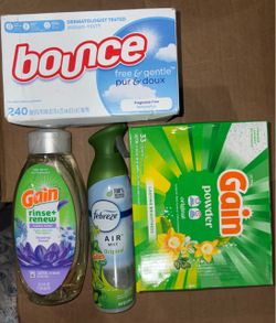 Laundry Bundle – Bounce, Gain, Febreze