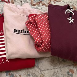 4 Women’s Sweatshirts/hoodies Large