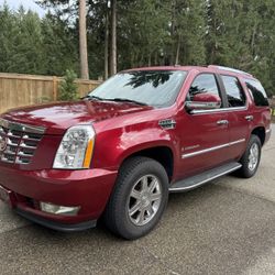2008 Cadillac Escalade SUV  198k miles • 6.2L V8 Runs and drives great  New rear air shocks & compressor Sunroof • DVD • 3rd row Upgraded stereo w/ Bl