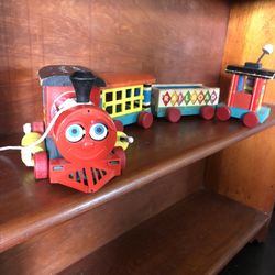 1963 Fisher Price huffy puffy Wooden Train