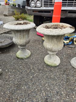 Concrete Urn Planters