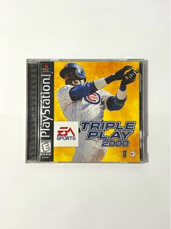 Triple Play 2000 (Sony PlayStation 1, 1999) PS1 CIB Complete & Tested EA Sports