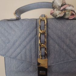 Aldo Blue Quilted Bag