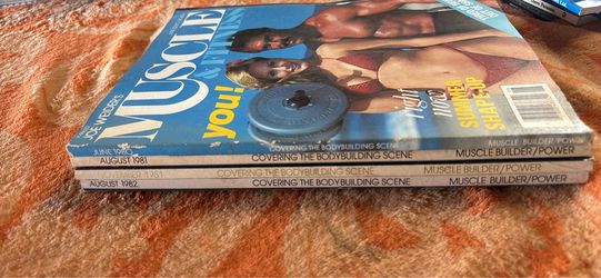 Joe Weider's Muscle & Fitness Magazine Lot 1980–1982