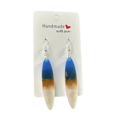 Resin Art, Unique , Jewelry, Earrings, ocean gifts