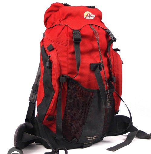 Low Alpine 35 Mountain Hiking Backpack School Bag Gear Bag Red
