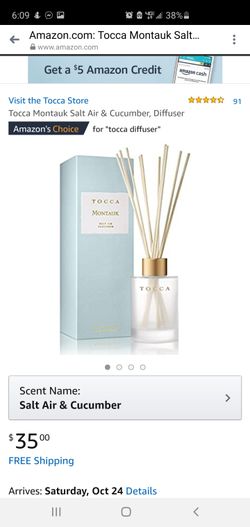 Tocca Montauk Salt Air & Cucumber, Diffuser