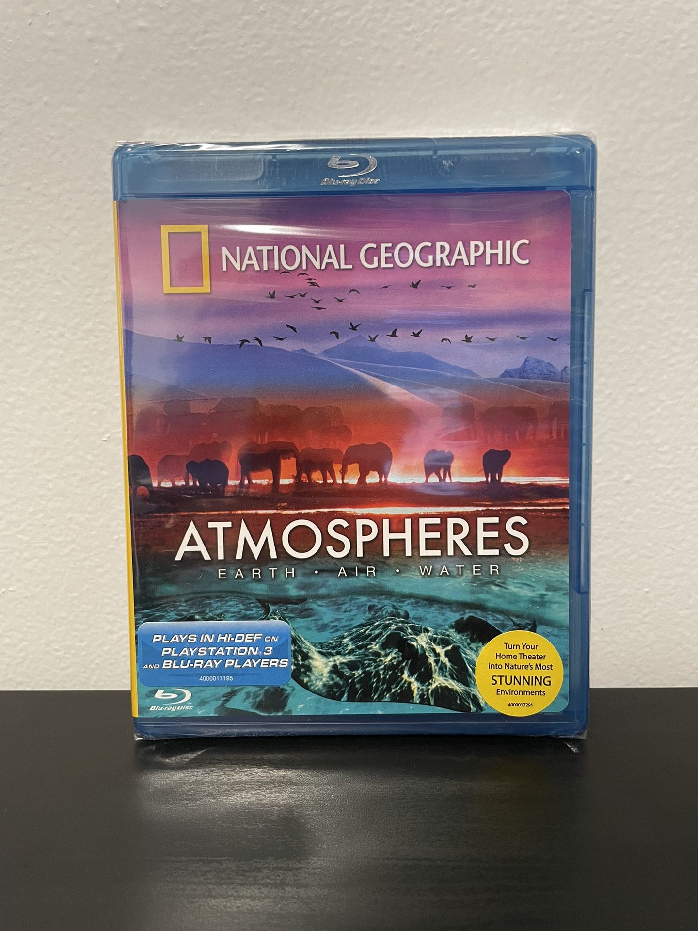Atmospheres Earth Air Water Blu Ray NEW SEALED National Geographic Documentary
