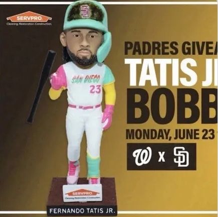 Padres vs Nationals - Mon,  Jun 23 @ 6:40pm Fernando Tatis Bobblehead Giveaway