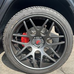 Forgiato 24 Inch Rims + Tires