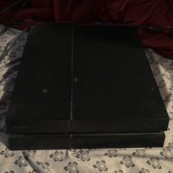 PS4 with controllers 