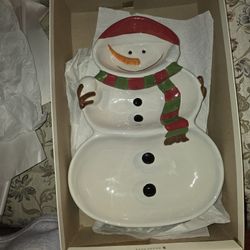 Snowman Chip & Dip