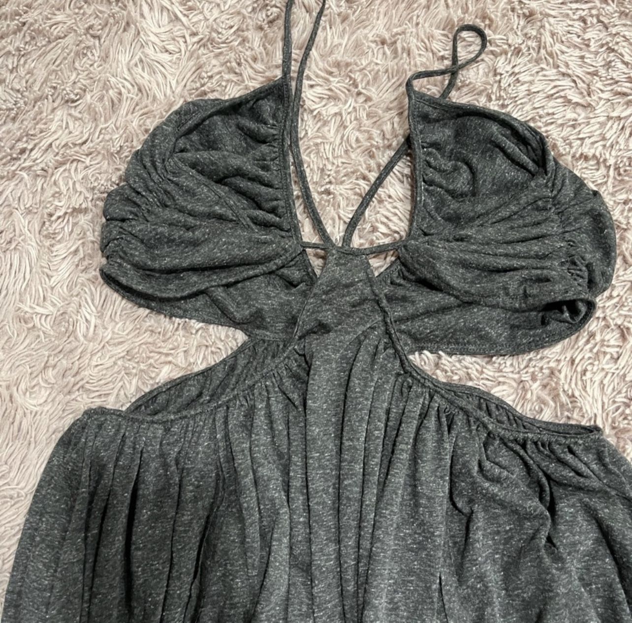 free people wanderlust mini dress Free People Beach Dark Gray Wanderlust Mini Dress for Sale in Everett, WA
