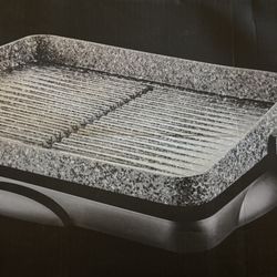Electric Grill Indoor, Smokeless Stone-Derived Non- stick electric griddle