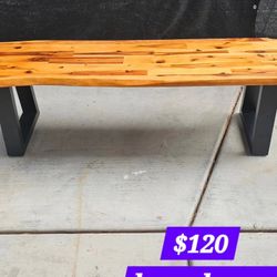 Wooden Bench For Outdoors Or For Kitchen Table