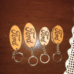 Leather Keychain Ford