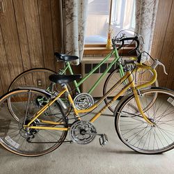 2 Vintage Schwinn Girls Bicycles
