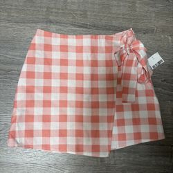Forever 21?Gingham Check Mini Skirt NWT SZ S