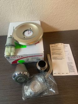 Delta Monitor 1400 Nickel Shower Trim Kit W/Cartridge T14230-NCLHP