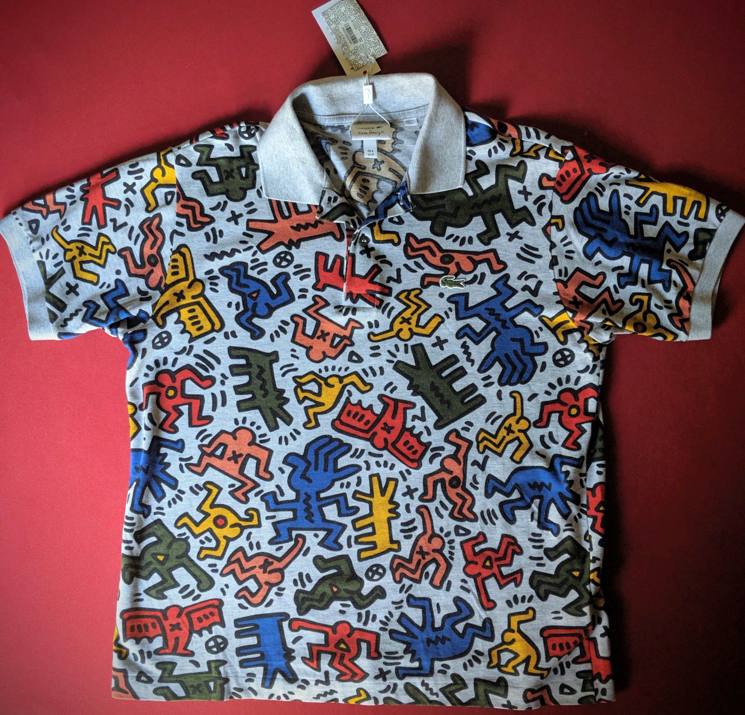 Lacoste x Keith Haring Limited Edition Special Collaboration Polo shirt - BRAND NEW WITH TAGS