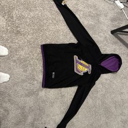 Laker Black And Purple Hoodie Size Medium 