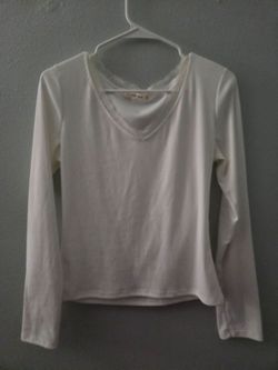 White ribbed longsleeve