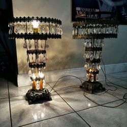 Pair Of Antique Lamps