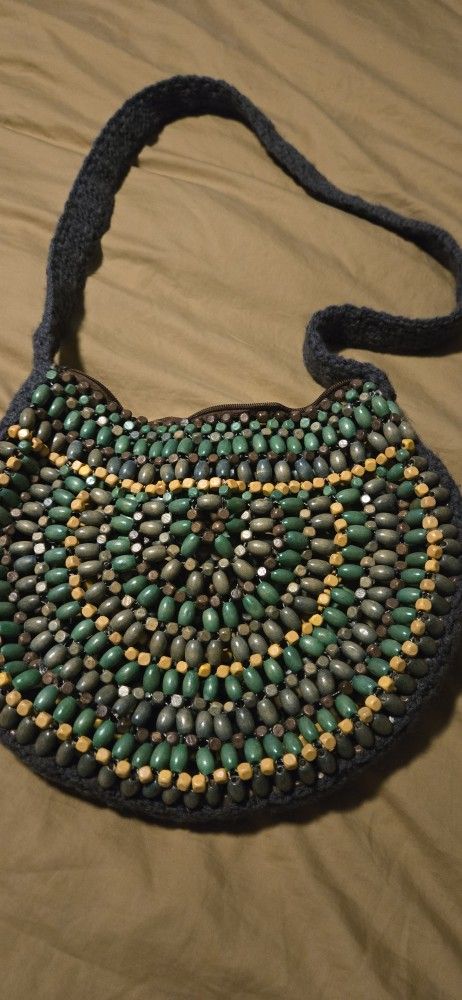 Vintage Beaded Boho Purse