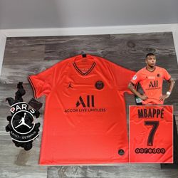 Jordan PSG Mbappe 7 19/20 Away Jersey 