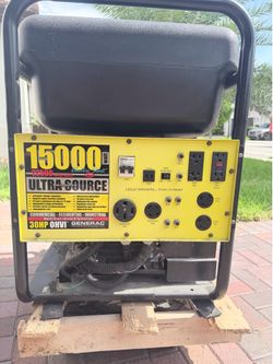 Generator, Generac Guardian Ultra Source 15,000 Watt portable generator