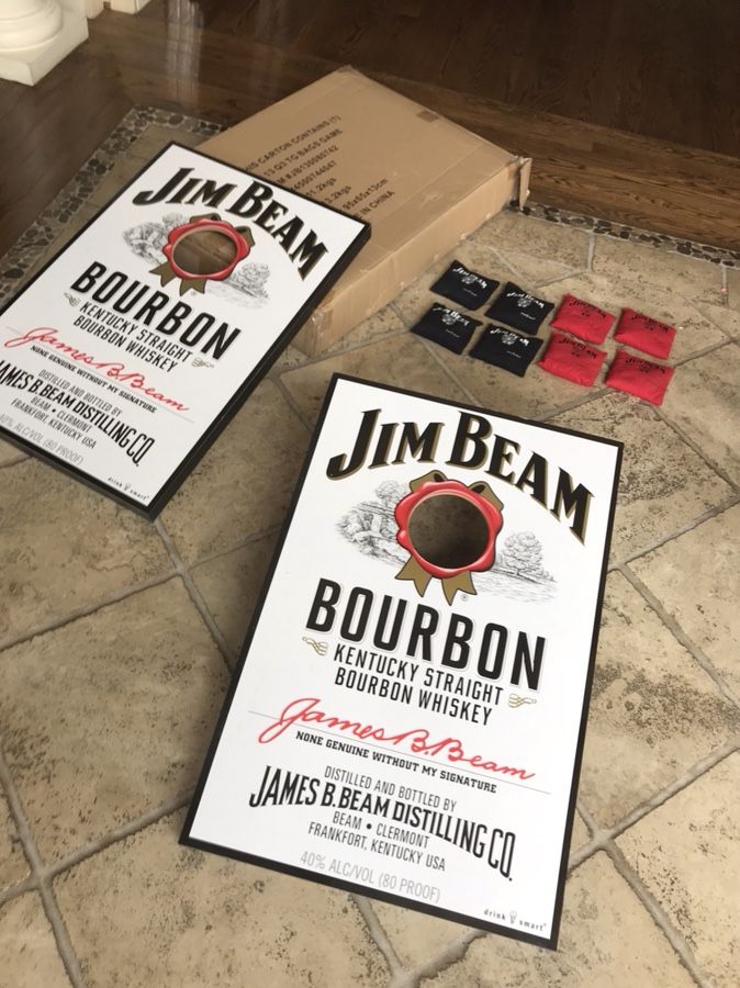 Jim Beam Cornhole Boards (set of 2)