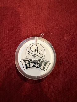 Vintage Sour Punch Candy Pin Badge Logo Collectible - As Is Non-Working