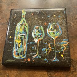 Painted Ceramic Tile 