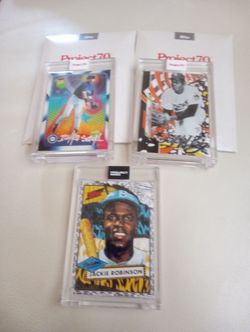 Topps Project 70 and 2020 Jackie Robinson, Satchel Page,Ichiro