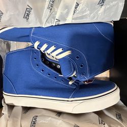 NEW Mid Classic Vans Size 11 - BLUE