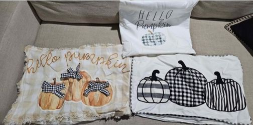 Pumpkin Pillow Shams