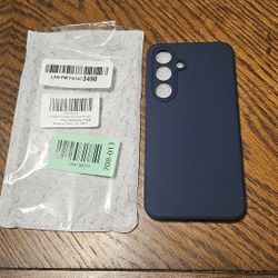 GALAXY SILICONE S25 PHONE CASE DARK BLUE BRAND NEW