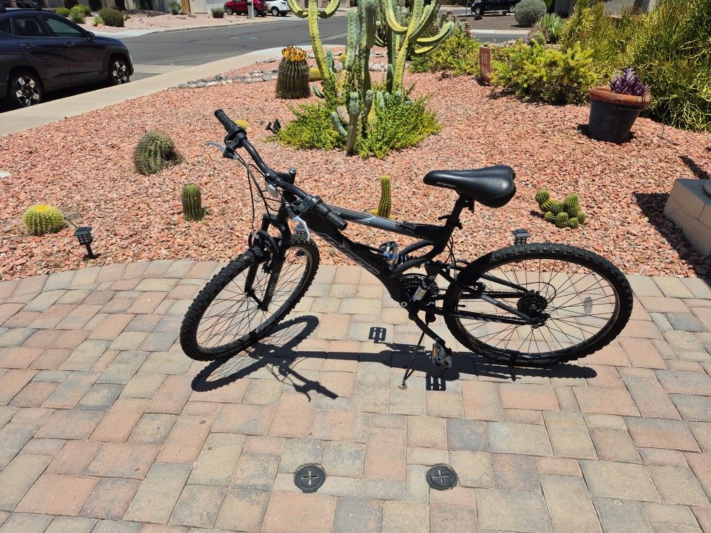 Hyper Havoc 26 Inch Full Suspension Mountain Bike 