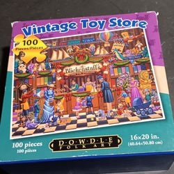 100 PIECE PUZZLE  "VINTAGE TOY STORE"