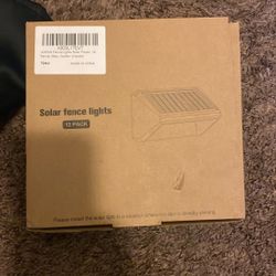 Solar Fence Lights (12 Pack )