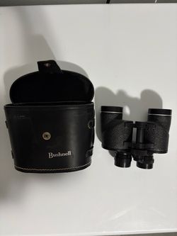 Bushnell Binoculars with Leather Case