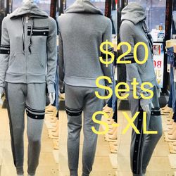 Ladies hoodies sets inside fleece size S to XL WHOESALE & retail