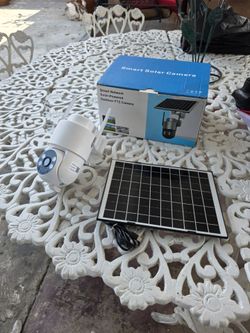 Solar security camera